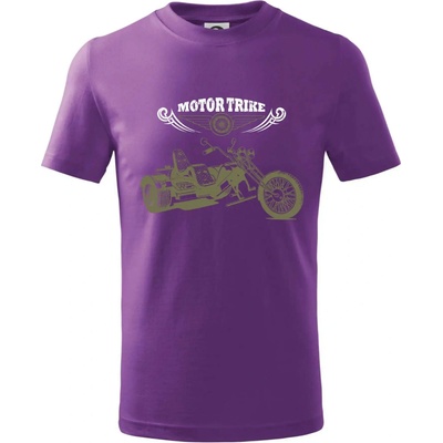 Moto trike tričko detské fialová