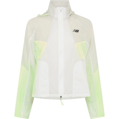 New Balance Яке New Balance NB RC Athletics Jacket - White/Grey/Grn