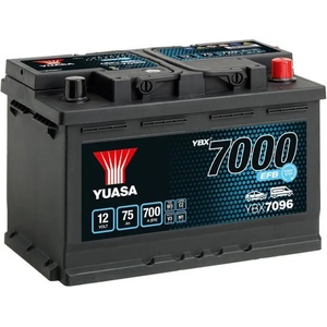 YUASA 75Ah 700A right+ (YBX7096)