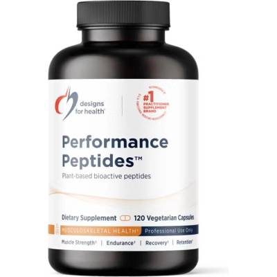 Designs for Health PeptiStrong растителни пептиди - Мускулно възстановяване след тренировка, 120 капсули (00797 (PPS120-DS) DFH)