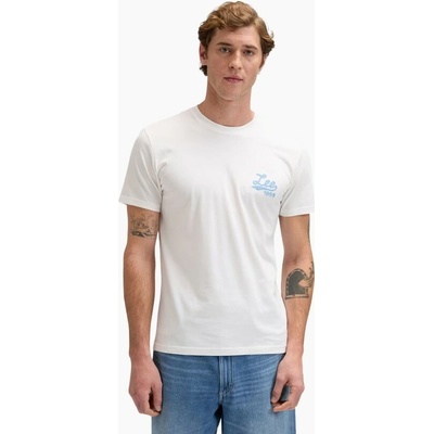 Lee STITCH TEE BRIGHT WHITE