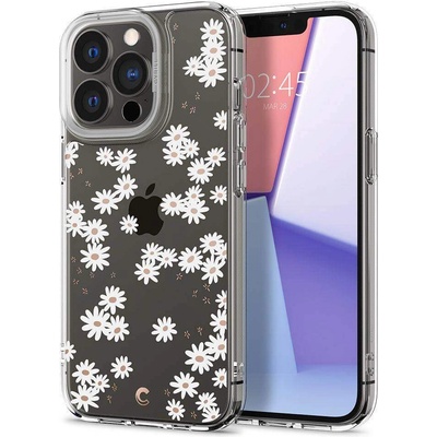 Spigen Cyrill Cecile Case White Daisy - хибриден кейс с висока степен на защита за iPhone 13 Pro (цветни мотиви)