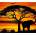 Norimpex - Puzzle Diamant painting: Elephant at sunset 30x40cm - 1 - 39 piese