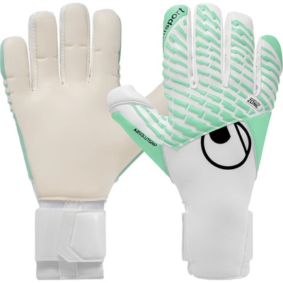 Uhlsport FM Absolutgrip Tight HN bílá/zelená UK 11 – Hledejceny.cz