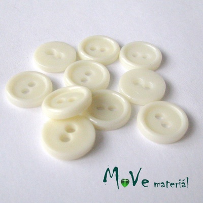 Knoflík košilový - plast 11mm, 10ks, krémový – Hledejceny.cz