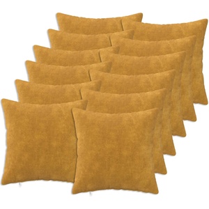 vidaXL Калъфка за възглавница 12 pcs HEERLEN Жълто 50 x 50 cm (910965)