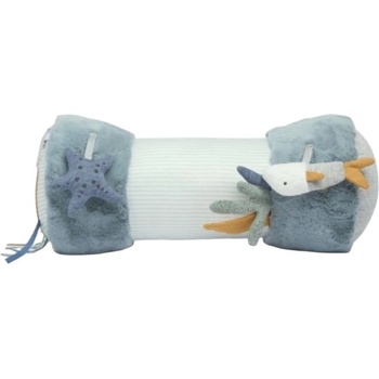 Image 1 of Mamas & Papas Мека играчка Mamas & Papas - Tummy Time Roll, Welcome to the world, Blue (7437MC101)