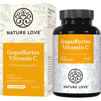Nature love Буфериран витамин С - 180 капсули