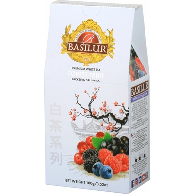 Basilur White Tea Forest Fruit papier 100 g