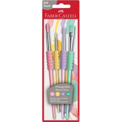 Štetec sada FC Soft (4,8,10,12) pastel