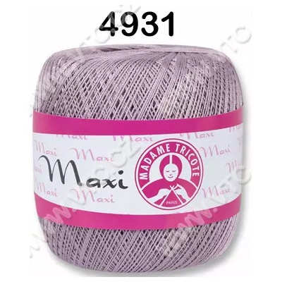 MADAME TRICOTE PARIS Příze Maxi - klasická i Metallic Maxi: 4931 Tlumená fialová