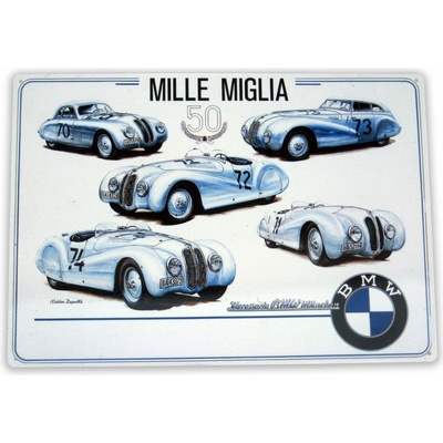Plechová cedule BMW, 400 x 280 mm