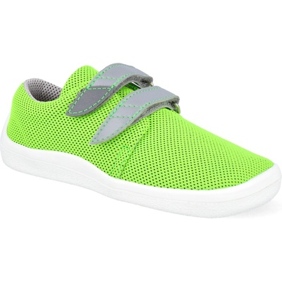 Beda Barefoot detské tenisky Lime summer s pevným opätkom