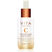 Vita Liberata Sunkissed Glow samoopalovací kapky na obličej s vitamínem C 30 ml