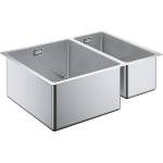 GROHE Кухненски умивалник с две купи от неръждаема стомана K700U, 585 x 440 mm (31577SD0) Мивка за вграждане