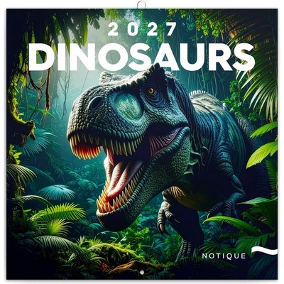 Poznámkový Dinosauři 30x30cm 2027