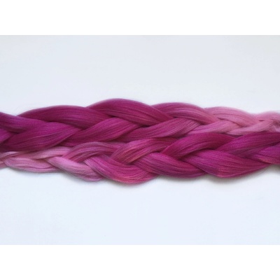 Kanekalon EZ Braid - II. jakost - VÝPRODEJ Barva: FR-1 (pink shaded, ombré růžové) – Sleviste.cz
