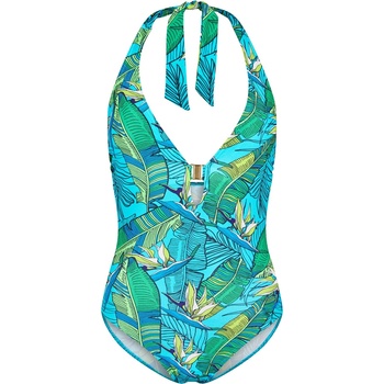 Zoggs Corsica Plunge Halter Womens - Blue