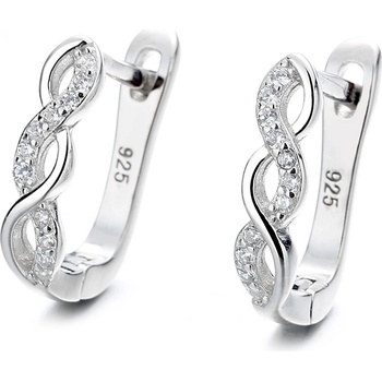 DELIS Стерлингово сребро 925, jw1258, плетен модел, обеци с родиево покритие (jw1258)