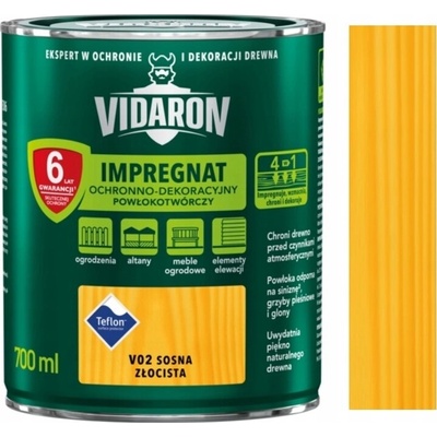 VIDARON Ochranný impregnační nátěr 2,5l Borovice V02