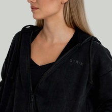 GymBeam Zip Washed Black Strix