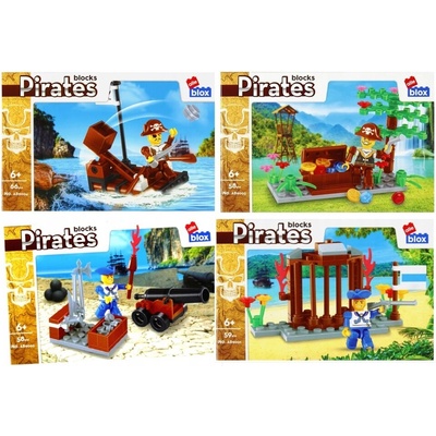 AlleBlox Pirát 55-66ks/4druhy poklad