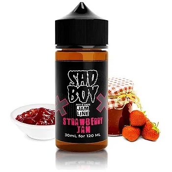 Image 1 of SadBoy Strawberry Jam 30ml/120ml