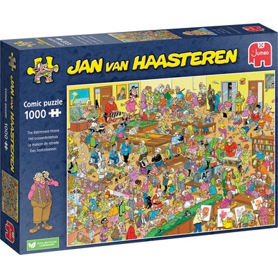 Jumbo - Puzzle Jan Van Haasteren: The Retirement Home - 1 000 piese
