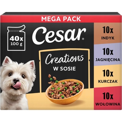 Cesar Creations směs příchutí v omáčce 40×100 g