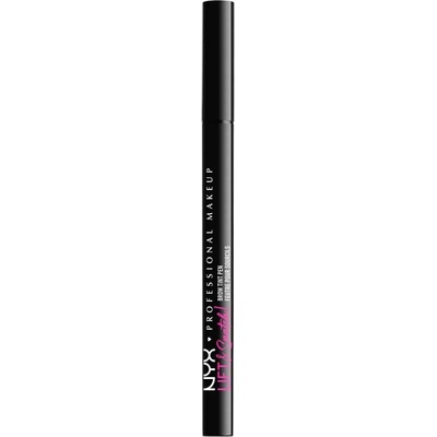 NYX Professional Makeup Lift&Snatch Brow Tint Pen fix na obočie 10 Black 1 ml