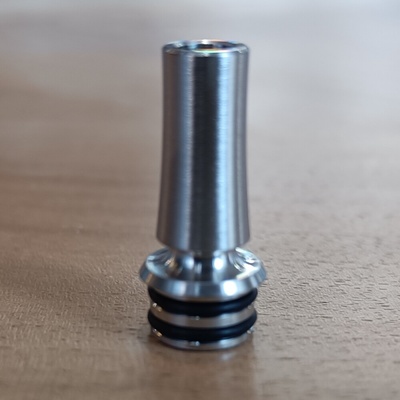 Centenary Mods Drip tip Kennedy Stříbrná broušená Brushed Silver
