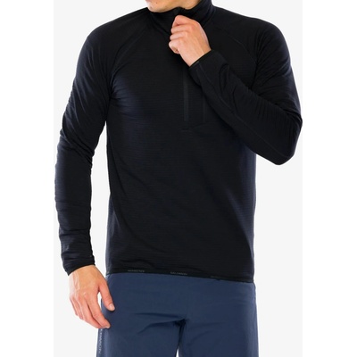 Salomon Essential Lightwarm Half Zip Men Deep Black