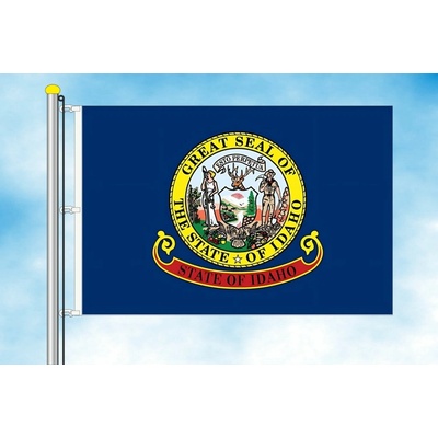 LIBEA, s.r.o. Idaho vlajka Rozměr: 30×45 cm, Uchycení: Karabiny na stožár