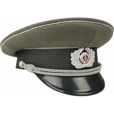 Armáda NVA/DDR Brigadýrka NVA důstojnická original ŠEDÁ / bílý lem – Zboží Dáma
