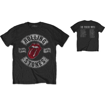 The Rolling Stones tričko US Tour 1978 čierne