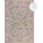 Flair Rugs Светлозелен килим подходящ за пране 190x290 cm Una Floral - Flair Rugs (503119379232)