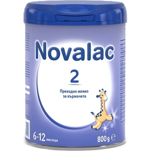 Medis Адаптирано мляко за кърмачета Novalac 2 - 800 g (1901100000) - baby