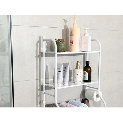 Verk 27359 Úložný regál se 3 policemi nad pračku 157 x 64 x 17 cm, bílý