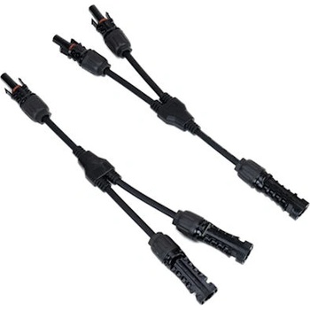 Image 1 of Конектори комплект mc4 y двоен за соларен панел с uv защита, mxy2, 1y2 50a