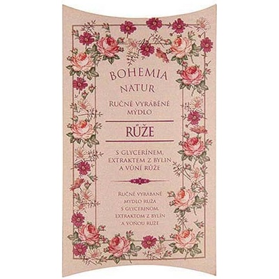 Bohemia Natur Ruže s glycerínom a extraktom z bylín ručne vyrábané mydlo 100 g