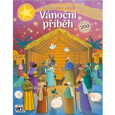 Samolepková knížka vánoční příběh