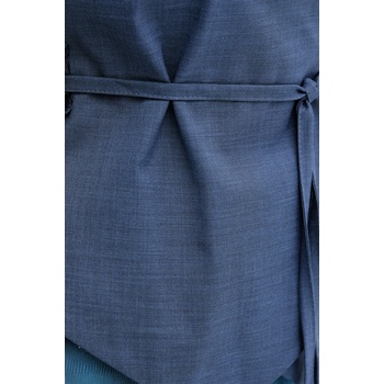 Sandro Ferrone Елек Sandro Ferrone в тъмносиньо без закопчаване S23XBEBAFATA (S23XBEBAFATA)