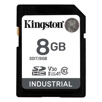 Image 1 of Kingston Industrial SDHC 8GB CL10/UHS-I/U3/V30/A1 (SDIT/8GB)