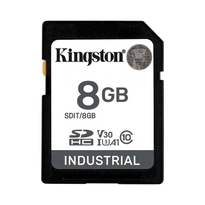 Kingston Industrial SDHC 8GB CL10/UHS-I/U3/V30/A1 (SDIT/8GB)