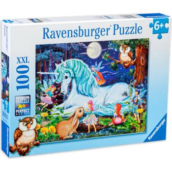 Ravensburger Пъзел Ravensburger от 100 XXL части - Омагьосаната гора (10793)