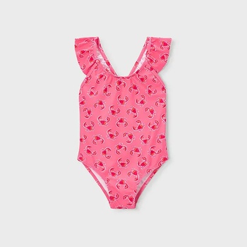 MAYORAL Розов цял бански за мини момиче с рачета Mayoral