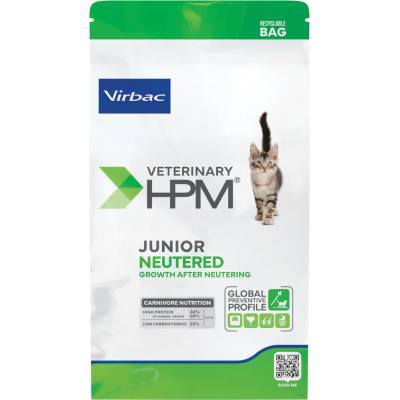 Virbac Veterinary HPM Junior Neutered Cat 2 x 3 kg