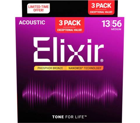 Elixir 16570 3-pack