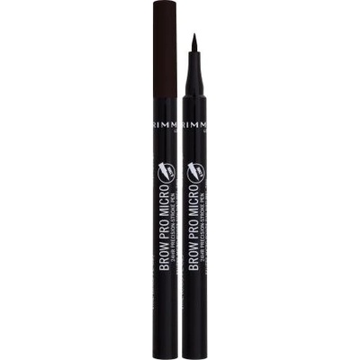 Rimmel London Brow Pro Micro 24HR Precision-Stroke Pen писалка за вежди нюанс 004 Dark Brown