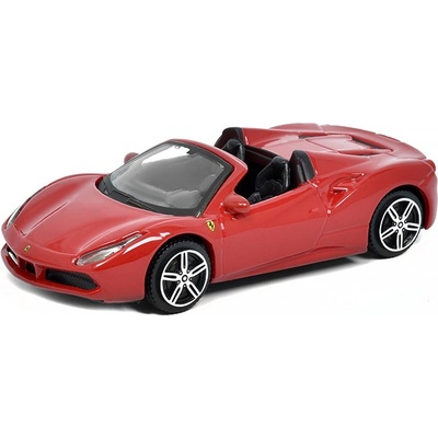 Bburago Ferrari 488 Spider 2015 červená 1:43